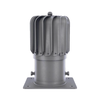 Nasada wentylacyjna obrotowa z kryzą montażową fi150 GRAFIT