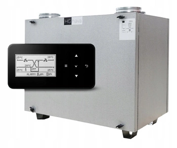 Rekuperator HAVA REKU 400 V Centrala Wentylacyjna z wymiennikiem z entalpicznym i nagrzewnicą wstępną