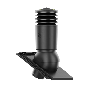 Kominek wentylacyjny IZOLOWANY do dachówki OREA 9 CZARNA ANGOBA SZLACHETNA fi125