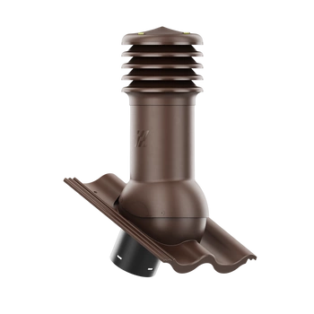 Kominek wentylacyjny do dachówki CELTYCKA BRĄZOWY fi150