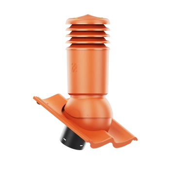 Kominek wentylacyjny IZOLOWANY do dachówki BAŁTYCKA/IKAST/SKAGEN CEGLANY fi125