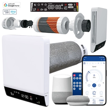 Rekuperator Ścienny Decentralny Freshpoint 200-E Wi-Fi 70m3/h