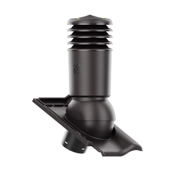 Kominek wentylacyjny IZOLOWANY do dachówki RUBIN 9V TEKOWY GLAZURA fi125