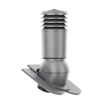 Kominek wentylacyjny IZOLOWANY do dachówki KARPIÓWKI GRAFIT RAL 7024 fi150