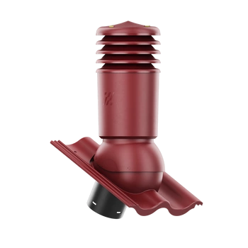 Kominek wentylacyjny IZOLOWANY do dachówki PALEMA ŚLIWKOWY fi125