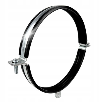 Obejma montażowa do rur z amortyzatorem fi 80