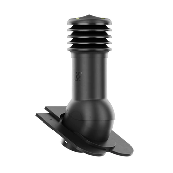 Kominek wentylacyjny do dachówki KARPIÓWKI CZARNY RAL 9005 fi150