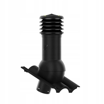 Kominek wentylacyjny do dachówki TAUNUS PFANNE (GRECKA)/ TERRAN DANUBIA CZARNY fi125