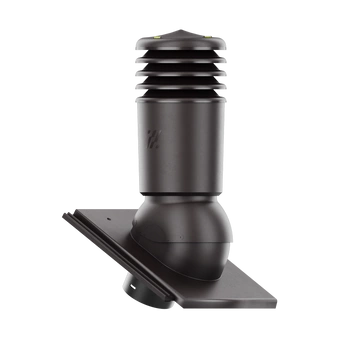 Kominek wentylacyjny IZOLOWANY do dachówki PLANUM GŁĘBOKI BRĄZ fi150