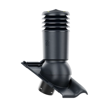 Kominek wentylacyjny IZOLOWANY do dachówki MONZA PLUS ANTRACYT ANGOBA fi125