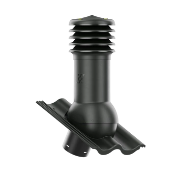 Kominek wentylacyjny do dachówki CELTYCKA GRAFITOWY fi125