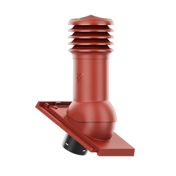 Kominek wentylacyjny do dachówki DOMINO CZERWIEŃ WINNA fi150