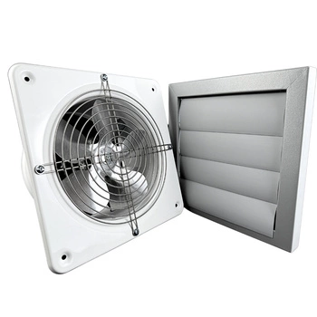 Wentylator ścienny przemysłowy ARK 200 + żaluzja grawitacyjna GRM 250x250