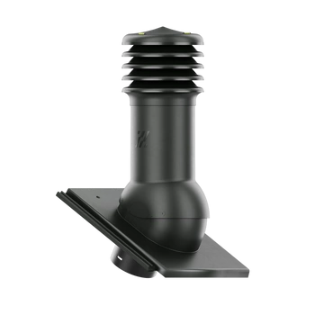 Kominek wentylacyjny do dachówki KAPSTADT PLANAR GRAFITOWY fi125