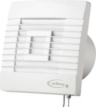 Wentylator łazienkowy pRestige 150 ZG Żaluzja PS Przewód i wyłącznik