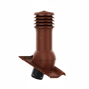 Kominek wentylacyjny do dachówki INNOVO 12 MIEDZIANO BRĄZOWA ANGOBA fi125