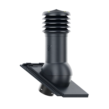 Kominek wentylacyjny do dachówki OREA 9 SZARA/ANTRACYTOWA ANGOBA fi125