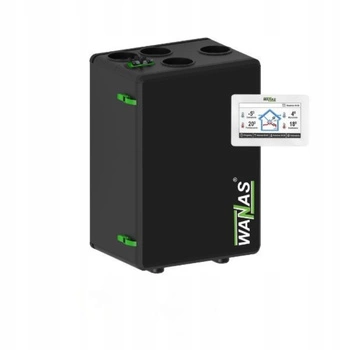 Rekuperator WANAS BLACK 200V XF Centrala wentylacyjna