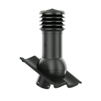 Kominek wentylacyjny do dachówki BAŁTYCKA/IKAST/SKAGEN GRAFITOWY fi150