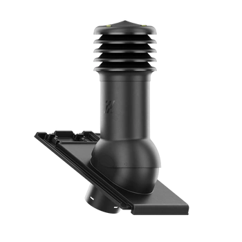 Kominek wentylacyjny do dachówki SIMPLA ANTRACYT/CZARNA ANGOBA fi150