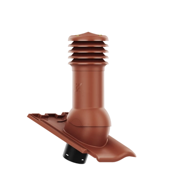 Kominek wentylacyjny do dachówki NIBRA F8 1/2 CZERWONY fi150