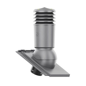 Kominek wentylacyjny IZOLOWANY do dachówki OREA 9 GRAFITOWA NAGOBA SZLACHETNA fi150