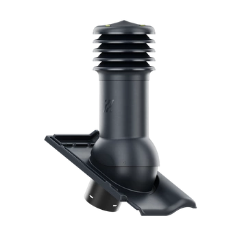 Kominek wentylacyjny do dachówki RUBIN 9V ANTRACYT ANGOBA fi150