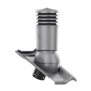 Kominek wentylacyjny IZOLOWANY do dachówki TITANIA ŁUPEK ANGOBA fi125