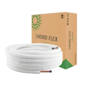 Rura Miedziana w otulinie 1/2 krąg 25 m TIVENTO przewód do klimatyzacji