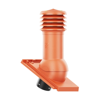 Kominek wentylacyjny do dachówki DOMINO CZERWIEŃ NATURALNA fi150