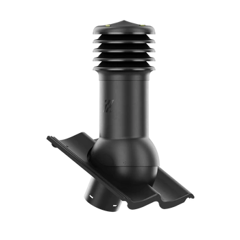 Kominek wentylacyjny do dachówki GOTEBORG PLANAR/DURATOP CZARNY fi125