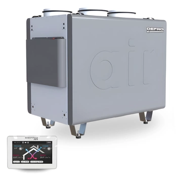 Rekuperator Centrala DEFRO DRX 300 V 350 m3/h - nagrzewnica + panel sterowania