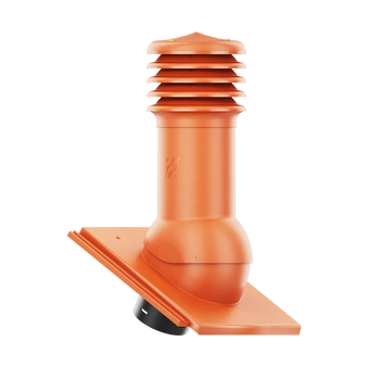 Kominek wentylacyjny do dachówki KAPSTADT PLANAR CZERWONY fi150