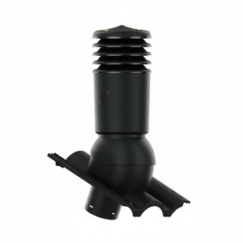 Kominek wentylacyjny IZOLOWANY do dachówki TAUNUS PFANNE (GRECKA)/ TERRAN DANUBIA CIEMNY GRAFIT fi150