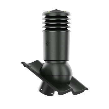 Kominek wentylacyjny IZOLOWANY do dachówki BAŁTYCKA/IKAST/SKAGEN GRAFITOWY fi125