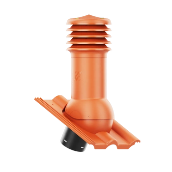 Kominek wentylacyjny do dachówki ROMAŃSKA CEGLANY LUMINO/CISAR fi125