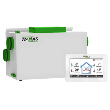 Rekuperator Wanas Classic 250 H Centrala wentylacyjna 257 m3/h