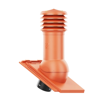 Kominek wentylacyjny do dachówki OREA 9 CZERWIEŃ NATURALNA fi125