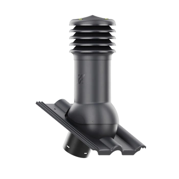 Kominek wentylacyjny do dachówki VOJENS (PODWÓJNA RZYMSKA) GRAFIT fi150